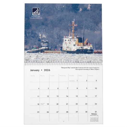 2020年カレンダー – NYSマリーンハイウェイタグ&バージェス カレンダー (1月 2026)