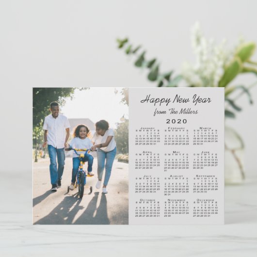 2020年カレンモダンダーグレー2写真新年おめでとう シーズンカード (スタンド正面)