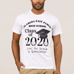 2020年クラスおもしろい検疫の卒業 Tシャツ
