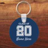2020年クラスのパーソナライズ キーホルダー (正面)