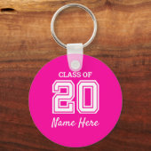 2020年クラスのパーソナライズ キーホルダー (正面)
