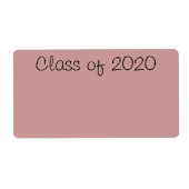 2020年クラス ラベル (正面)