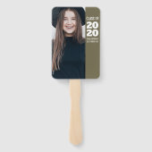 2020年クラス |写真卒業のお知らせ ハンドファン (裏面)