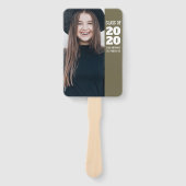 2020年クラス |写真卒業のお知らせ ハンドファン (正面)