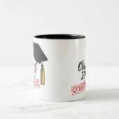 2020年クラス、検疫された卒業金ゴールドタッセル ツートーンマグカップ (中央)