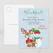 2020年クリスマスホリデー移転のお知らせ 案内ポストカード (正面/裏面)