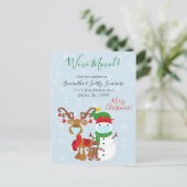 2020年クリスマスホリデー移転のお知らせ 案内ポストカード (スタンド正面)