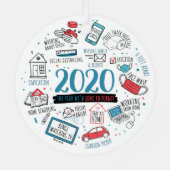 2020年クリスマス検疫記念活動 メタルオーナメント (裏面)