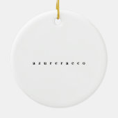 2020年クリスマス飾り検疫 セラミックオーナメント (裏面)