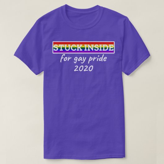 2020年ゲイプライド行き Tシャツ (デザイン正面)