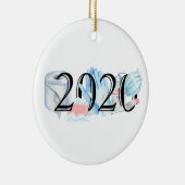 2020年コロナ自宅隔離記念クリスマス セラミックオーナメント (右)