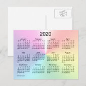 2020年シャイマー ミニカレンダー / Janz ポストカード (正面/裏面)
