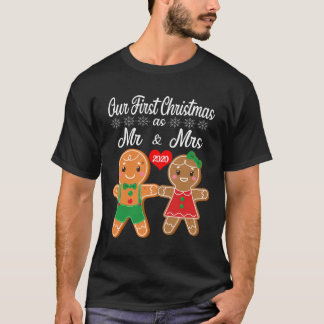 2020年ジンジャーパン夫妻の初めてのクリスマス Tシャツ