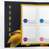 2020年チャリティ国際的コンサートプランナー 三つ折りクリスマスカード (内部最初)