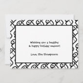 2020年トイレットペーパー・クリスマスを生き延びた 招待状 (裏面)