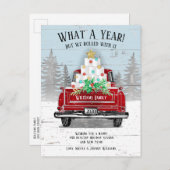 2020年トイレ紙おもしろいヴィンテージトラック シーズンポストカード (正面/裏面)