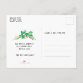 2020年トイレ紙おもしろいヴィンテージトラック シーズンポストカード (裏面)