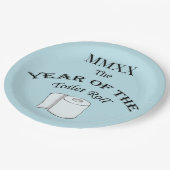 2020年トイレ転が紙プレート ペーパープレート (アングル)