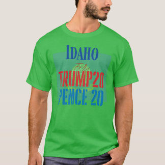 2020年ドナルド大統領選挙 アイダホ州 Tシャツ