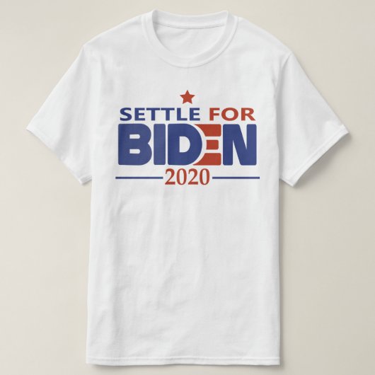 2020年バイデン氏に定住 Tシャツ (デザイン正面)