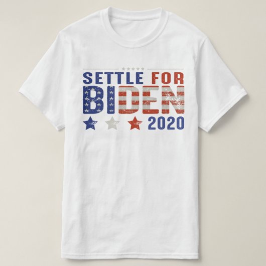 2020年バイデン氏に定住 Tシャツ (デザイン正面)