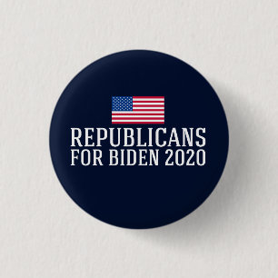 2020年バイデン氏共和党 缶バッジ