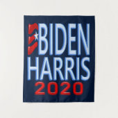 2020年バイデン氏・ハリス大統領選挙運動の投票 タペストリー (正面)