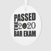 2020年バー試験に合格 オーナメント (正面)