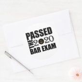 2020年バー試験に合格 ラウンドシール (封筒)
