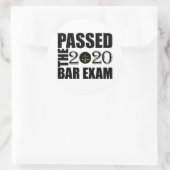 2020年バー試験に合格 ラウンドシール (バッグ)