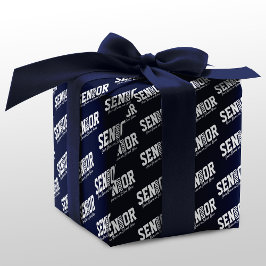 2020年パーソナライズされたのシニアブロックレタークラス ラッピングペーパー