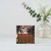 2020年ビジネス熱帯カレンダー スクエア名刺 (スタンド正面)