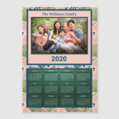 2020年ファミリーカレンダー熱帯磁石 (正面)