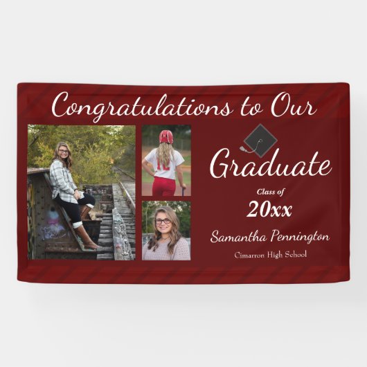 2020年フォトコラージュ卒業講座 横断幕 (横)