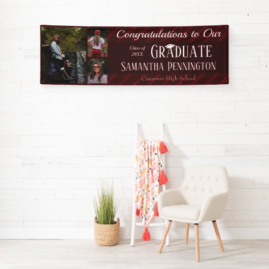 2020年フォトコラージュ卒業講座 横断幕 (インサイチュ)