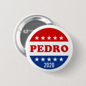 2020年ペドロ有権者の選挙に投票 缶バッジ (正面&裏面)