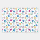 2020年マスク COVID-19 隔離パターン ラッピングペーパーシート (正面3)