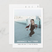 2020年ミニマリスト写真はがきへ シーズンポストカード (正面/裏面)