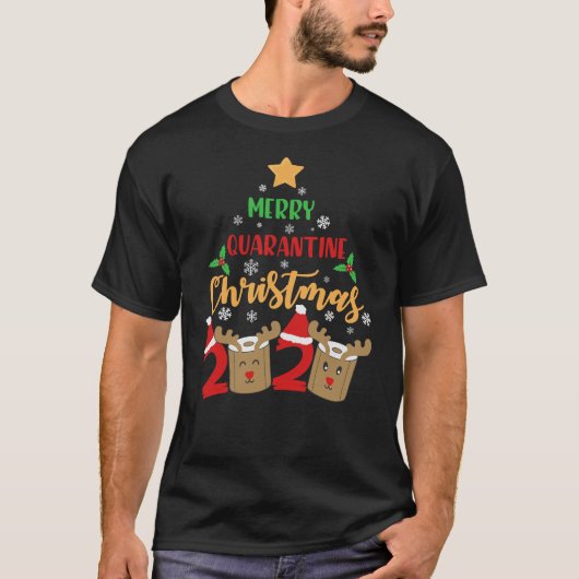 2020年メリークリスマス検疫 Tシャツ (正面)