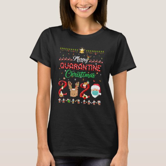 2020年メリークリスマス検疫 Tシャツ (正面)