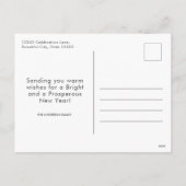 2020年モダンの花火のスパーカー シーズンポストカード (裏面)