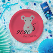 2020年ラット ペーパープレート (パーティー)