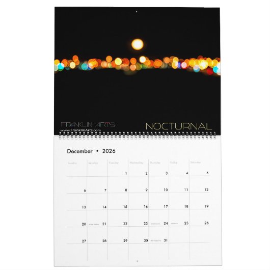 2020年ランドスケープ&自然カレンダー カレンダー (12月 2026)