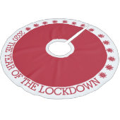 2020年ロックダウン型コロナウイルス大流行の年 ブラッシュドポリエステルツリースカート (アングル)