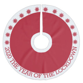 2020年ロックダウン型コロナウイルス大流行の年 ブラッシュドポリエステルツリースカート