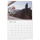 2020年ロデオ暦 カレンダー (2月 2027)