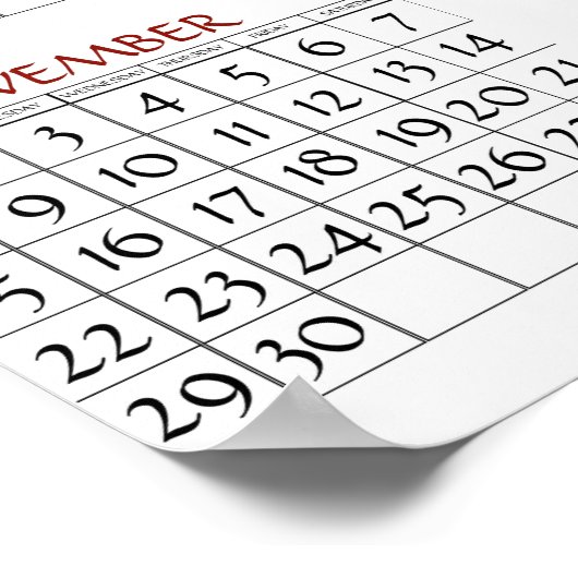 2020年中国のねずみの年カレンダー ポスター (角)