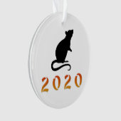 2020年中国の年末年始 オーナメント (正面)