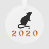 2020年中国の年末年始 オーナメント (裏面)