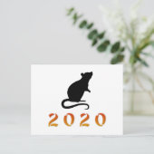 2020年中国の年末年始 ポストカード (スタンド正面)
